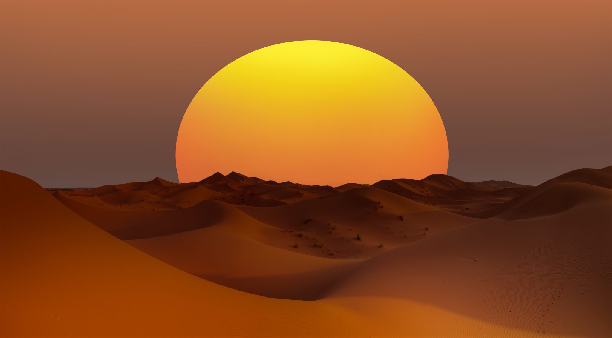 Sand,Dunes,In,The,Sahara,Desert,,Merzouga,,Morocco, ,Orange